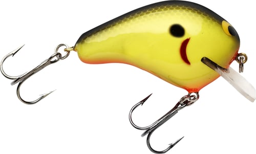 Bagley BB2CSD Balsa B Crankbait, 2 1/2 Inch, 7/16 oz, Chartreuse Shad | 024861103922