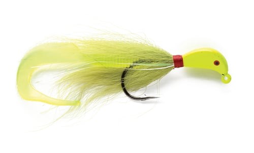 Pucci PFJ58CRCR Bucktail Flash Striper Jig, 5/8 oz | 015789000615
