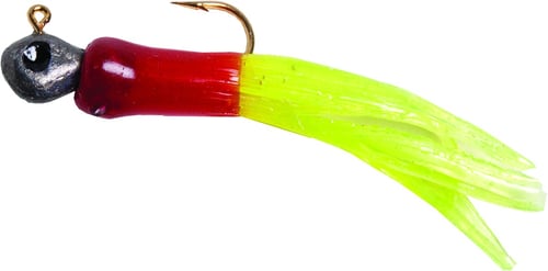 Betts 54-3-3-11 Mini Tube Jig, 1/32 oz, Red/Chartreuse, 3/Pack