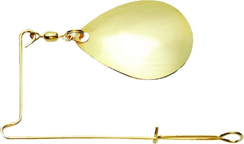 Billy Bay 30H2G Magnum Wire Gold Colorado Spinner, 4 Blade, Gold | 042621167199