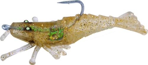 Billy Bay 972432 Halo Perfect Sinker Shrimp, 1/4 oz, Clear Gold | 042621179741