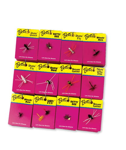 Betts PF32 Panfish Fly Assortment 32 packs | 042621020333