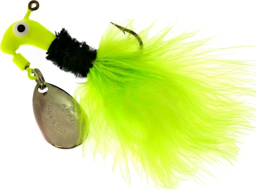 Road Runner B2-1002-030 Marabou Jig w/Spinner, 1/16 oz