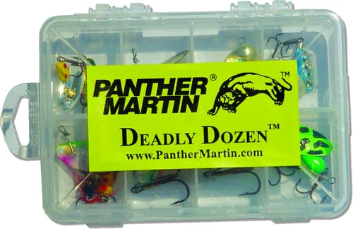 Panther Martin DDMO Deadly Dozen Spinner Kit, Assorted, 1/32  1/2 | 023634010405