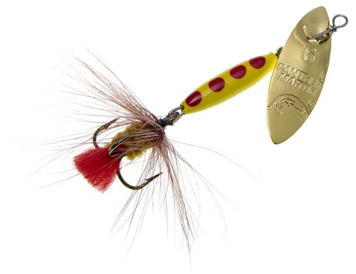Panther Martin 6PMWSRF-GBR Willow Strike Regular Fly Size 6 Gold And
