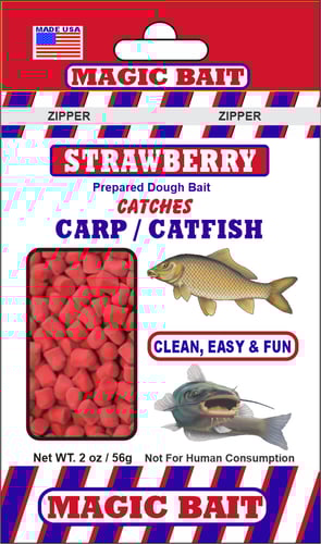 Magic Bait 23-24-2 Strawberry Carp Bait, 2oz Bag, 23-24-2 | 026691192749