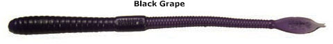 Manns BG620 JellyWorm, 6 Inch, 20Pk Black Grape | 047079004058