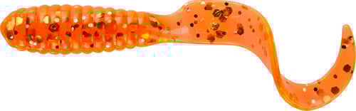 Mister Twister TTSF208G Teenie Curly Tail Grub, 2 Inch, Goldfish | 024376043072