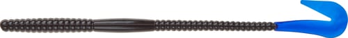 Mister Twister M8BW1035 Mag 8 Inch BUZZ Worm 10/PK Black/Blue | 024376610052