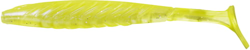 Yum YPL3198 Pulse, 3.5 in Chartreuse Clear Shad Soft Plastic