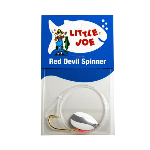 Little Joe LR3109 Red Devil Spoon-#3 Ind Wht/Chrm
