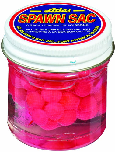 Atlas-Mike's 62065 Spawn Sacs, 6 Sacs per Jar, Pink