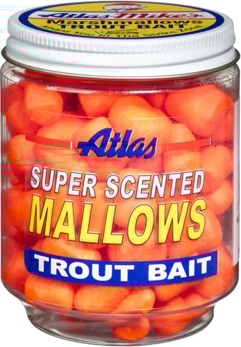 AtlasMikes 30033 Super Scented Mallows Orange/Garlic 1.5oz Jar | 043171300333
