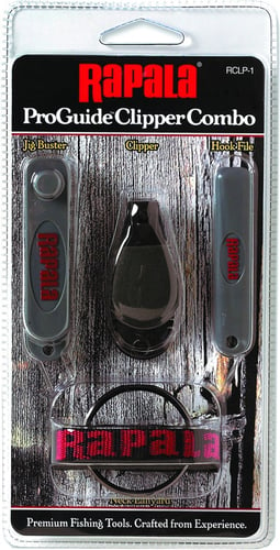 Rapala RCLP-1 Clipper Combo, Jig Punch/Hook File & Lanyard