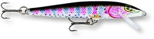 Rapala F07RT Original Floating Lure 2 3/4 Inch, 1/8 oz, Rainbow Trout | 022677000428