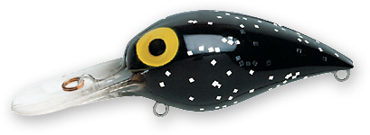 Storm V71 Original Wiggle Wart Crankbait, 2 Inch, 3/8 oz, Black | 039984072635