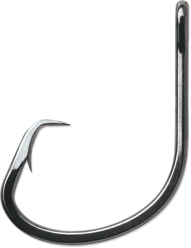 VMC 8386BN10/0PP Tournament Circle Hooks, Forged, Cone Cut, 3X Black | 043193104445