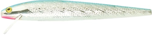Rebel J1003 Jointed Minnow Lure, 3 1/2 Inch, 5/16 oz, Silver/Blue, Floating | 020554001216