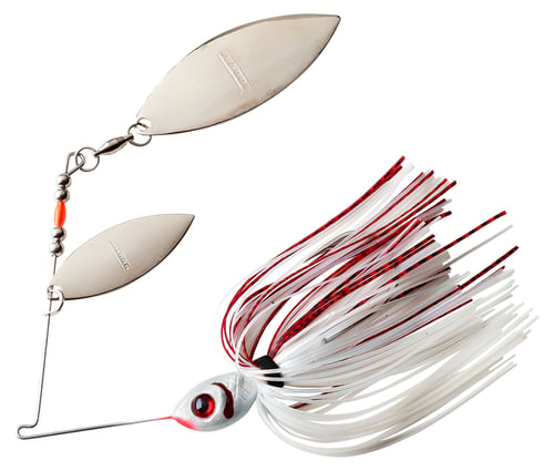 Booyah BYBW38643 Double Willow Blade Spinnerbait, 3/8 oz, Wounded