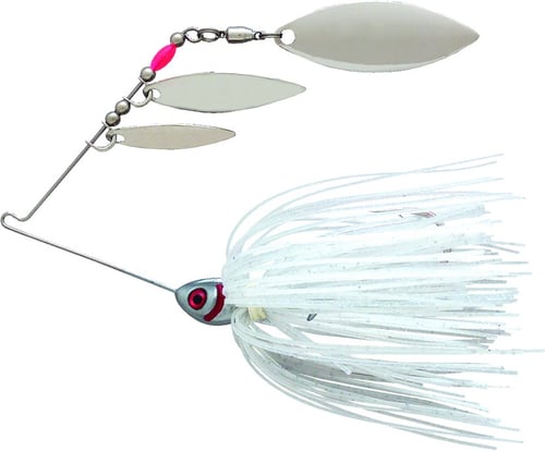 Booyah BYMS36609 Mini Shad Spinnerbait, 3/16 oz, Pearl Shiner | 719339069083