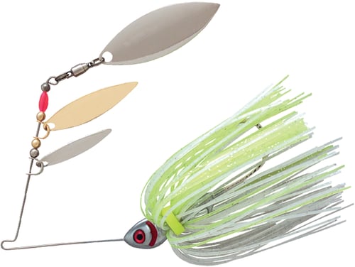 Booyah BYMS36612 Mini Shad Spinnerbait, 3/16 oz, Silver | 719339069113