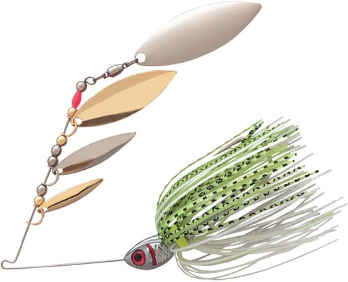 Booyah BYSS38613 Super Shad Quad Blade Spinnerbait, 3/8 oz | 719339069182