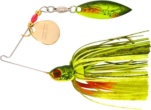 Booyah BYPM36716 Pond Magic Real Craw Spinnerbait, 3/16 oz, Moss