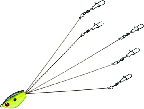 Yum YUMB5FL YUMbrella 5Wire Fishing Rig, 7 Inch, Foxy Lady, Floating | 719339101684