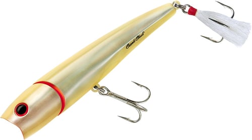 Creek Chub I6600JP60 Knuckle Head Popper, 5 Inch, 1 1/2oz, Bone Flash | 025436044510