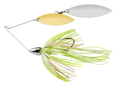 War Eagle WE38NW21 Double Willow Nickel Frame Spinnerbait 3/8oz Flash | 657139021019