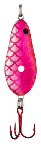 Lindy LGS303 Glow Spoon, 1/8 oz Pink Scale, Includes Glow Sticks