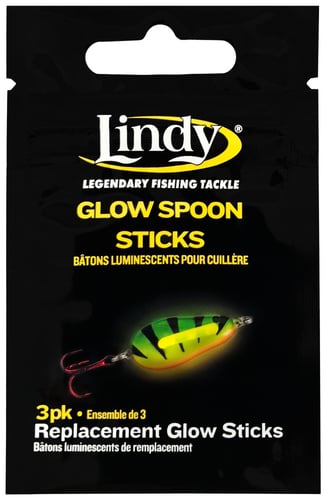 Lindy LGSS304 Glow Spoon, Glow Sticks-Chartreuse, Includes Glow