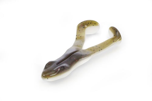 Stanley SRF-405 Bull Ribbit Frog Unrigged, 4 1/2 Inch, Green Pumpkin Red | 010851594054