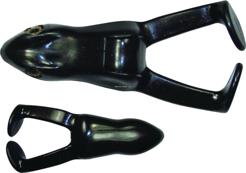 Stanley SRFT-201 Top Toad Hollow Body Frog Unrigged, 4 Inch, Black | 010851598014