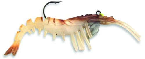 Vudu EVS351402 Shrimp, 3.25 Inch 1/4 oz, Brown 2pk | 096077423026