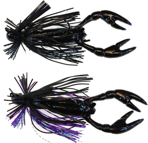 Stanley FSR214-6365 Finesse Jig-1/4 oz. - Black Blue, 2Pk