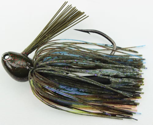 Stanley BNJ34-601HT 3/4 oz. Big Nasty Jig, Perfect Blue Gill, Hand | 010851086443