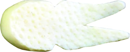 Uncle Josh 11 W Pork Frog White  3 Per Jar | 043517002105