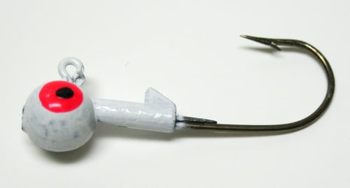 Kalins RH3815 Roundhead Jig, 3/8 oz, 2/0 Hook, Glow, 8/Pack | 088923121835