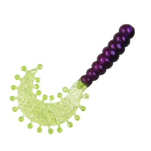 Kalins 2XT10813 2 Inch Triple Tickle Grub  10Pk  Purple Rain | 088923132299