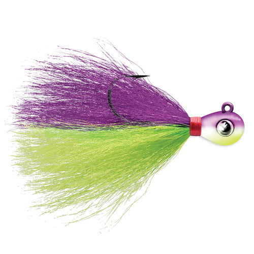 Kalins GEB12PC Google Eye Hair Jig 1/2Oz Purple/Chartreuse 1Pk | 088923135467
