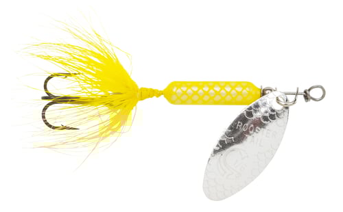 Wordens 202YL Rooster Tail InLine Spinner, 1/32 oz, Treble Hook | 042965000794
