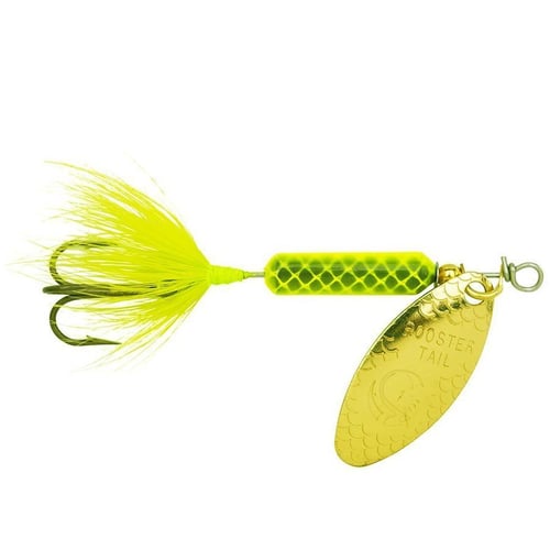 Wordens 208-CHR Rooster Tail In-Line Spinner, 2 1/4