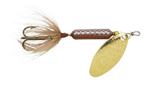 Wordens 208-BR Rooster Tail In-Line Spinner, 2 1/4
