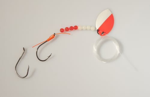 Yakima Bait 720RW Gale Force Herring Rig Solid Tie Red White | 042965548845