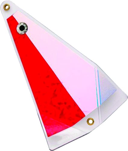 Big Als 811IPK/PL Medium Fish Flash InLine Flasher, 8 Inch, Ice | 850433001972