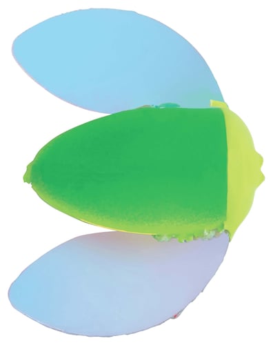 Yakima Bait 068-LICH-PL Spin-N-Glo Winged Drift Bobber, #6, Lime