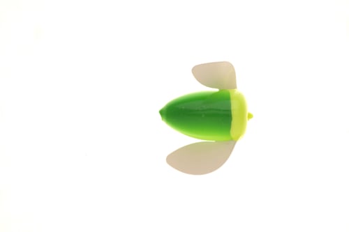 Yakima Bait 064LICHWH SpinNGlo Winged Drift Bobber, 2, Lime | 042965034973