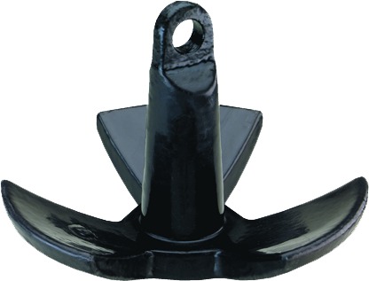 Attwood 9946B1 River Anchor 18Lb Blk