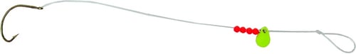 Bear Paw FYWB2 Flicker Snelled Hook, Size 2, Wide Gap, Kahle | 022154250025
